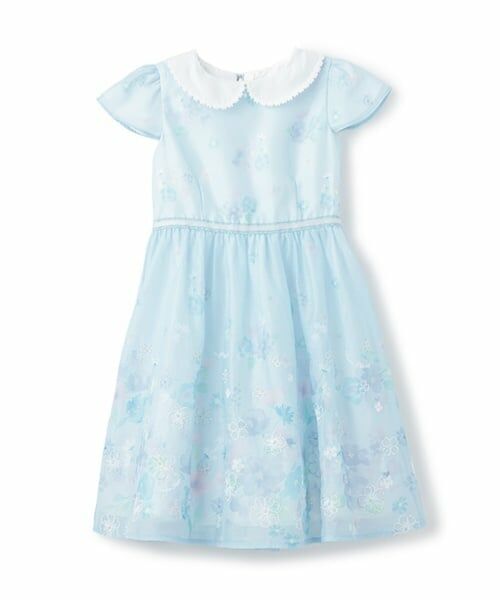 mezzo piano / メゾピアノ ドレス | 花柄パネルプリント＆刺しゅう　ワンピース | 詳細10