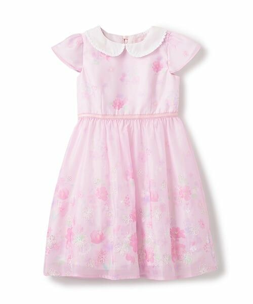 mezzo piano / メゾピアノ ドレス | 花柄パネルプリント＆刺しゅう　ワンピース | 詳細11