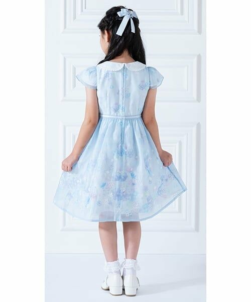 mezzo piano / メゾピアノ ドレス | 花柄パネルプリント＆刺しゅう　ワンピース | 詳細12