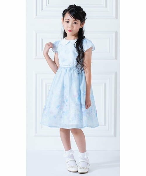 mezzo piano / メゾピアノ ドレス | 花柄パネルプリント＆刺しゅう　ワンピース | 詳細13