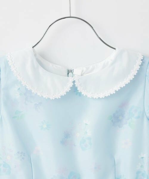 mezzo piano / メゾピアノ ドレス | 花柄パネルプリント＆刺しゅう　ワンピース | 詳細2