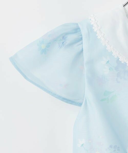 mezzo piano / メゾピアノ ドレス | 花柄パネルプリント＆刺しゅう　ワンピース | 詳細4