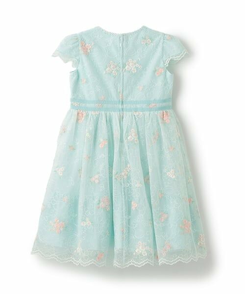 mezzo piano / メゾピアノ ドレス | 花刺繍チュールレース　ワンピース | 詳細1