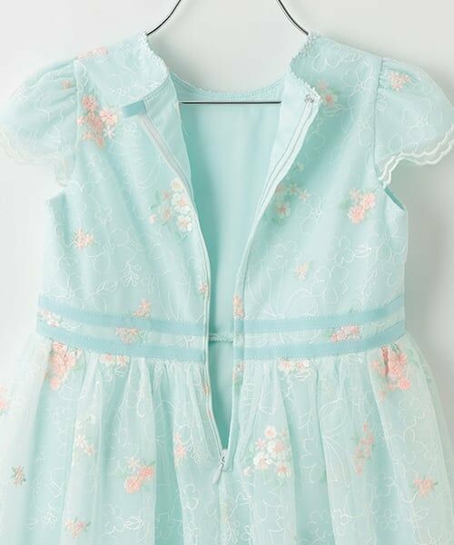 mezzo piano / メゾピアノ ドレス | 花刺繍チュールレース　ワンピース | 詳細10