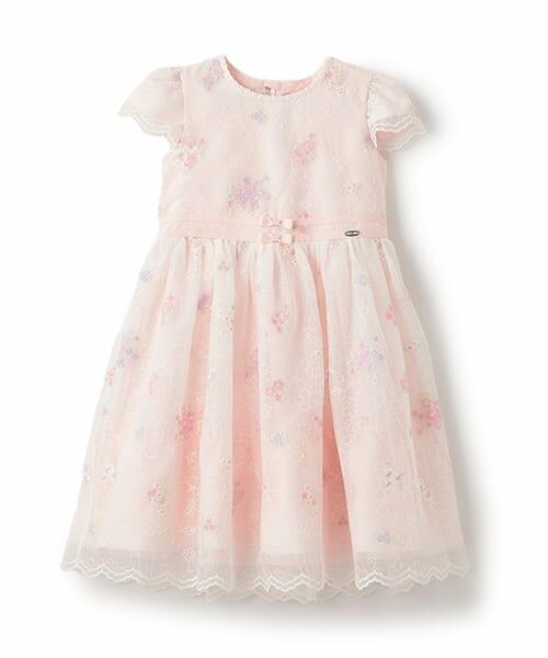 mezzo piano / メゾピアノ ドレス | 花刺繍チュールレース　ワンピース | 詳細13