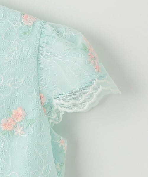 mezzo piano / メゾピアノ ドレス | 花刺繍チュールレース　ワンピース | 詳細3