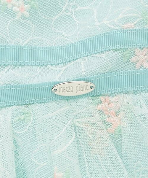 mezzo piano / メゾピアノ ドレス | 花刺繍チュールレース　ワンピース | 詳細5