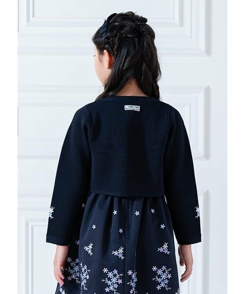 mezzo piano / メゾピアノ カーディガン・ボレロ | 花刺しゅう　ニットボレロ | 詳細10