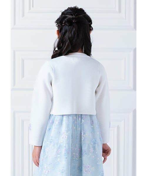 mezzo piano / メゾピアノ カーディガン・ボレロ | 花刺しゅう　ニットボレロ | 詳細13