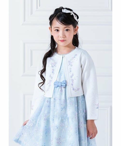 mezzo piano / メゾピアノ カーディガン・ボレロ | 花刺しゅう　ニットボレロ | 詳細14