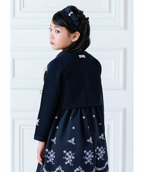 mezzo piano / メゾピアノ カーディガン・ボレロ | 花刺しゅう　ニットボレロ | 詳細9