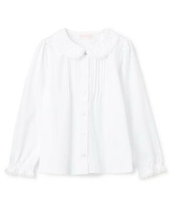 mezzo piano / メゾピアノ シャツ・ブラウス | レース衿　カットソーブラウス