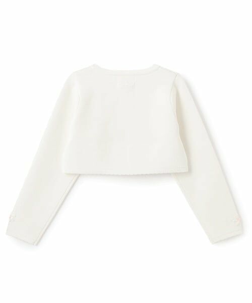 mezzo piano / メゾピアノ カーディガン・ボレロ | ビジュー花刺しゅう　ニットボレロ | 詳細1