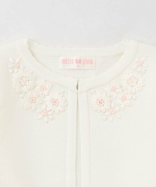 mezzo piano / メゾピアノ カーディガン・ボレロ | ビジュー花刺しゅう　ニットボレロ | 詳細2