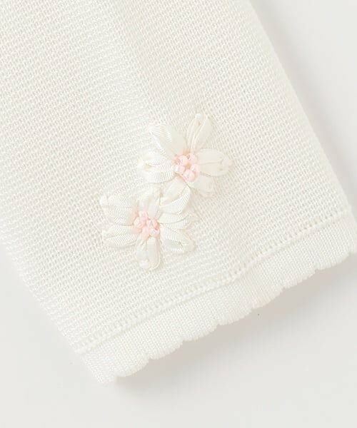 mezzo piano / メゾピアノ カーディガン・ボレロ | ビジュー花刺しゅう　ニットボレロ | 詳細4