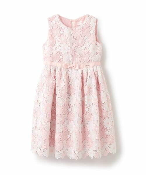 mezzo piano / メゾピアノ ドレス | ケミカル花レース　ワンピース | 詳細10