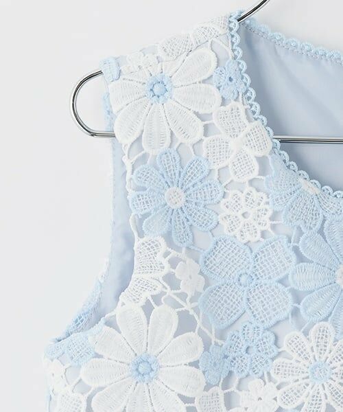 mezzo piano / メゾピアノ ドレス | ケミカル花レース　ワンピース | 詳細3