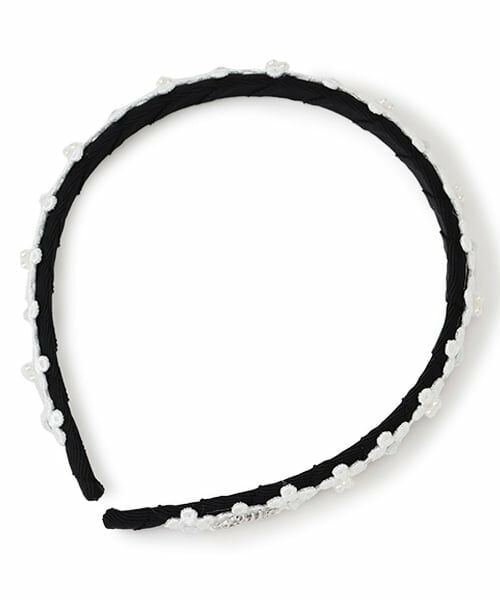 mezzo piano / メゾピアノ カチューシャ・カチューム・その他 | お花レース　カチューシャ（オフ ホワイト）