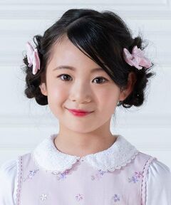 mezzo piano / メゾピアノ ヘアゴム・シュシュ | リボンレース　ヘアポニー2個セット