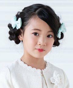 mezzo piano / メゾピアノ ヘアゴム・シュシュ | リボンレース　ヘアポニー2個セット