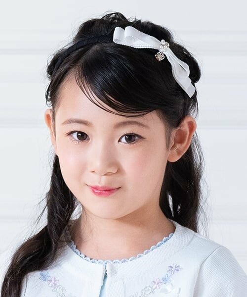 mezzo piano / メゾピアノ カチューシャ・カチューム・その他 | リボン　カチューシャ（オフ ホワイト）