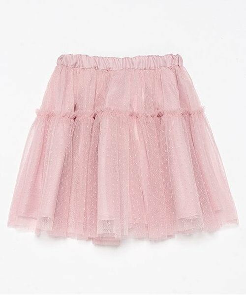 mezzo piano / メゾピアノ ミニ・ひざ丈スカート | チュールスカート | 詳細1