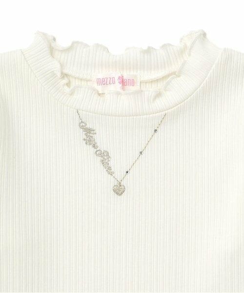 mezzo piano / メゾピアノ Tシャツ | プチハイネック 長袖Tシャツ | 詳細2