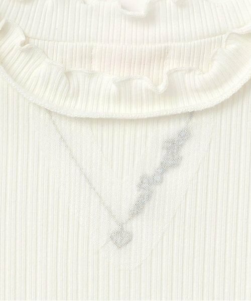 mezzo piano / メゾピアノ Tシャツ | プチハイネック 長袖Tシャツ | 詳細3