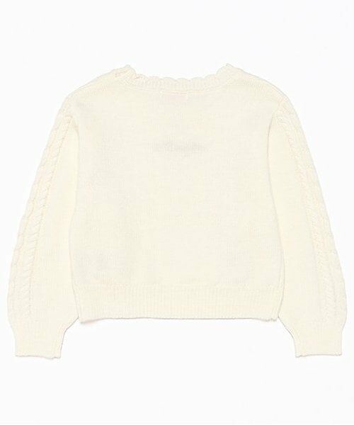 mezzo piano / メゾピアノ ニット・セーター | ケーブルニット　プルオーバー | 詳細1
