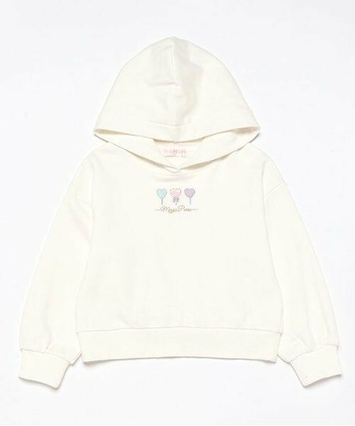 mezzo piano / メゾピアノ パーカー | 【福袋B】プルパーカ（オフ ホワイト）