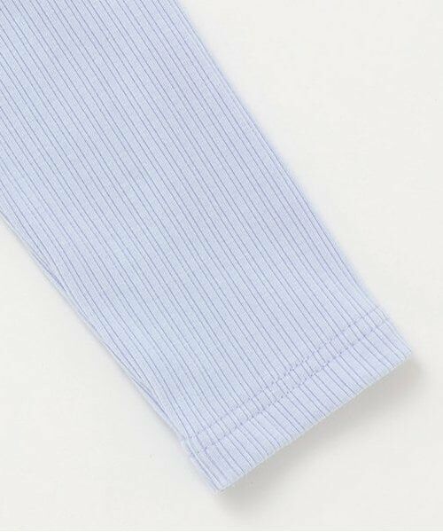 mezzo piano / メゾピアノ Tシャツ | 肩フリル　テレコ長袖Tシャツ | 詳細5