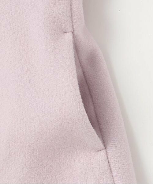 mezzo piano / メゾピアノ その他アウター | フェイクファー衿つき　コート | 詳細5