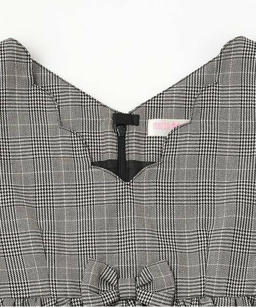 mezzo piano / メゾピアノ ミニ丈・ひざ丈ワンピース | スカラップ　ジャンパースカート | 詳細2