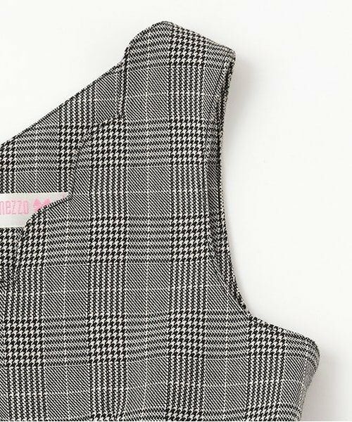 mezzo piano / メゾピアノ ミニ丈・ひざ丈ワンピース | スカラップ　ジャンパースカート | 詳細3