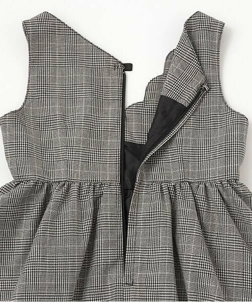 mezzo piano / メゾピアノ ミニ丈・ひざ丈ワンピース | スカラップ　ジャンパースカート | 詳細9