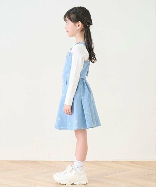 mezzo piano / メゾピアノ ショート・ハーフ・半端丈パンツ | リボン刺繍・花柄　タックスカパン | 詳細15