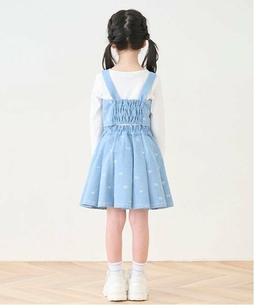 mezzo piano / メゾピアノ ショート・ハーフ・半端丈パンツ | リボン刺繍・花柄　タックスカパン | 詳細16