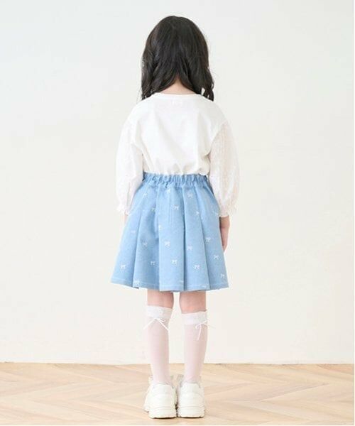 mezzo piano / メゾピアノ ショート・ハーフ・半端丈パンツ | リボン刺繍・花柄　タックスカパン | 詳細18