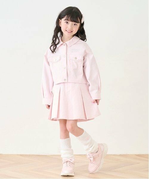 mezzo piano / メゾピアノ ショート・ハーフ・半端丈パンツ | リボン刺繍・花柄　タックスカパン | 詳細21