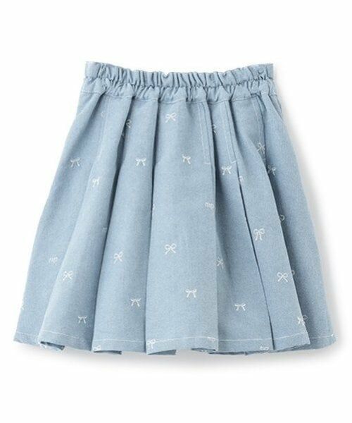 mezzo piano / メゾピアノ ショート・ハーフ・半端丈パンツ | リボン刺繍・花柄　タックスカパン | 詳細4