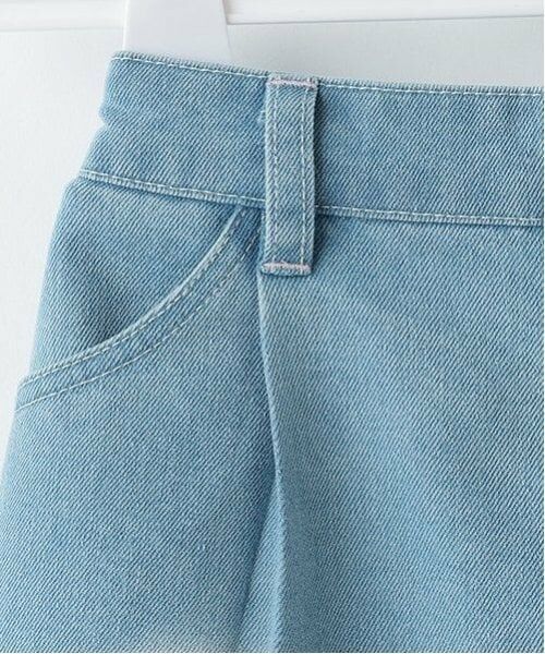 mezzo piano / メゾピアノ その他パンツ | ハートペイント デニムワイドパンツ | 詳細5