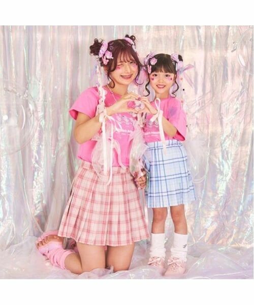 mezzo piano / メゾピアノ ショート・ハーフ・半端丈パンツ | ポーチ付　チェックプリーツスカパン | 詳細2