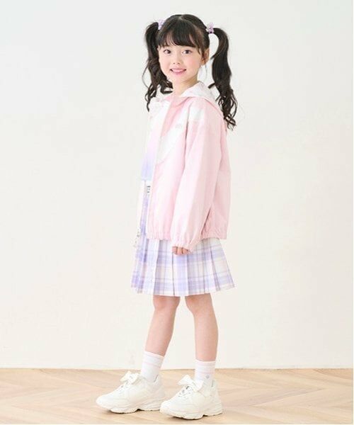 mezzo piano / メゾピアノ ショート・ハーフ・半端丈パンツ | ポーチ付　チェックプリーツスカパン | 詳細29