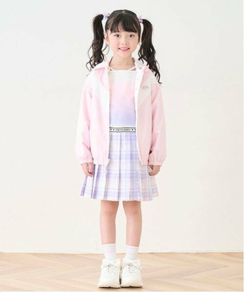 mezzo piano / メゾピアノ ショート・ハーフ・半端丈パンツ | ポーチ付　チェックプリーツスカパン | 詳細30