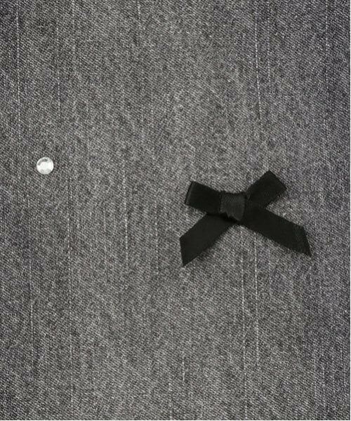 mezzo piano / メゾピアノ その他パンツ | リボン　デニムワイドパンツ | 詳細5