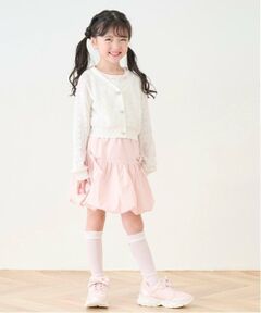 mezzo piano / メゾピアノ ミニ・ひざ丈スカート | リボン　バルーンスカート