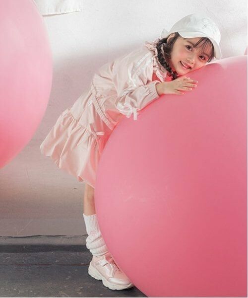 mezzo piano / メゾピアノ ミニ・ひざ丈スカート | リボン　バルーンスカート | 詳細11