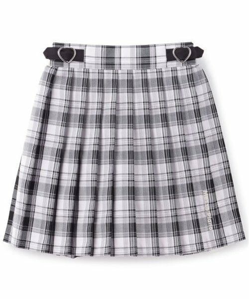 mezzo piano / メゾピアノ ショート・ハーフ・半端丈パンツ | サイドハートベルト　チェックプリーツスカパン | 詳細10