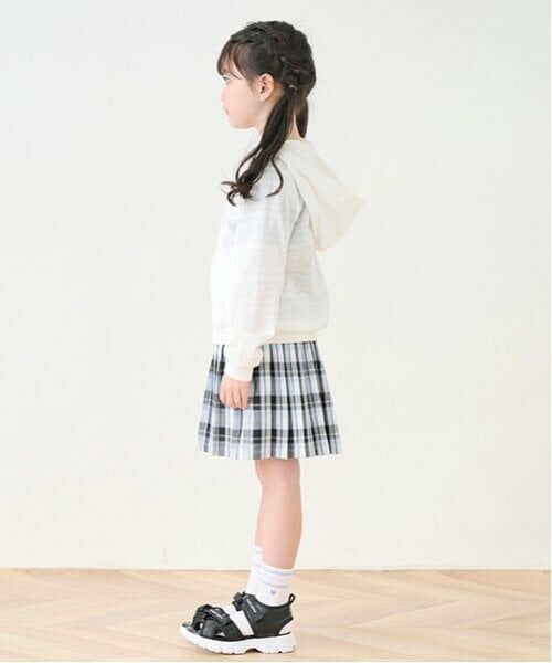 mezzo piano / メゾピアノ ショート・ハーフ・半端丈パンツ | サイドハートベルト　チェックプリーツスカパン | 詳細13