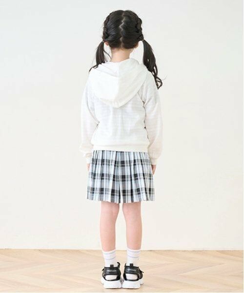 mezzo piano / メゾピアノ ショート・ハーフ・半端丈パンツ | サイドハートベルト　チェックプリーツスカパン | 詳細14